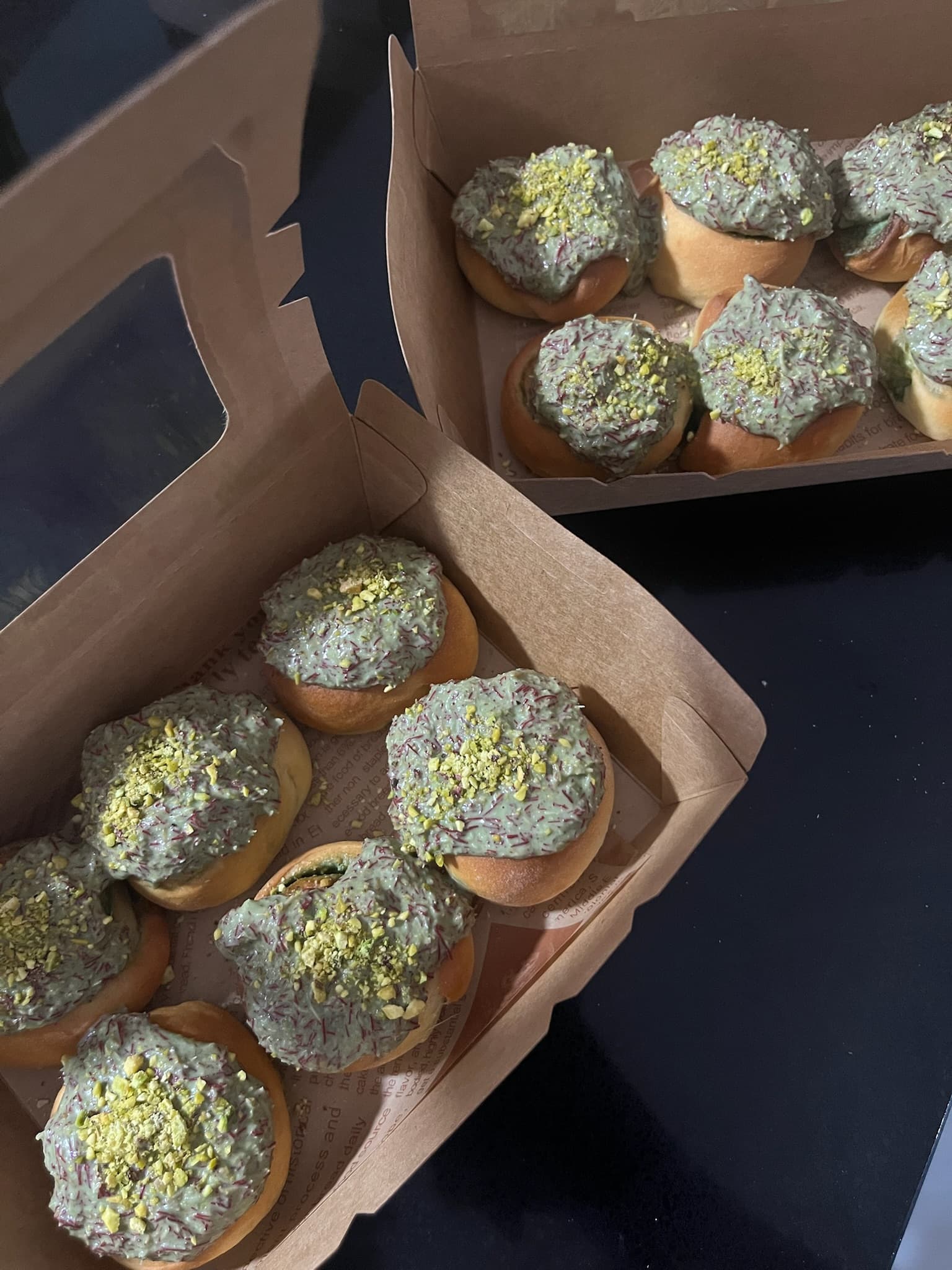 Pistachio Kunafa Rolls