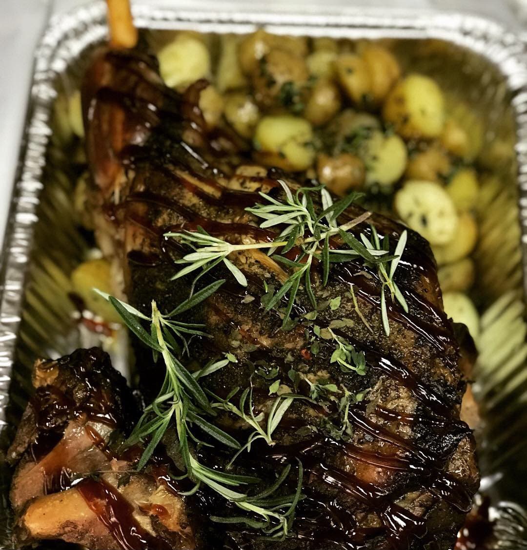 Roasted Lamb Leg set*est 2-2.5kg each before Roast,4-6pax