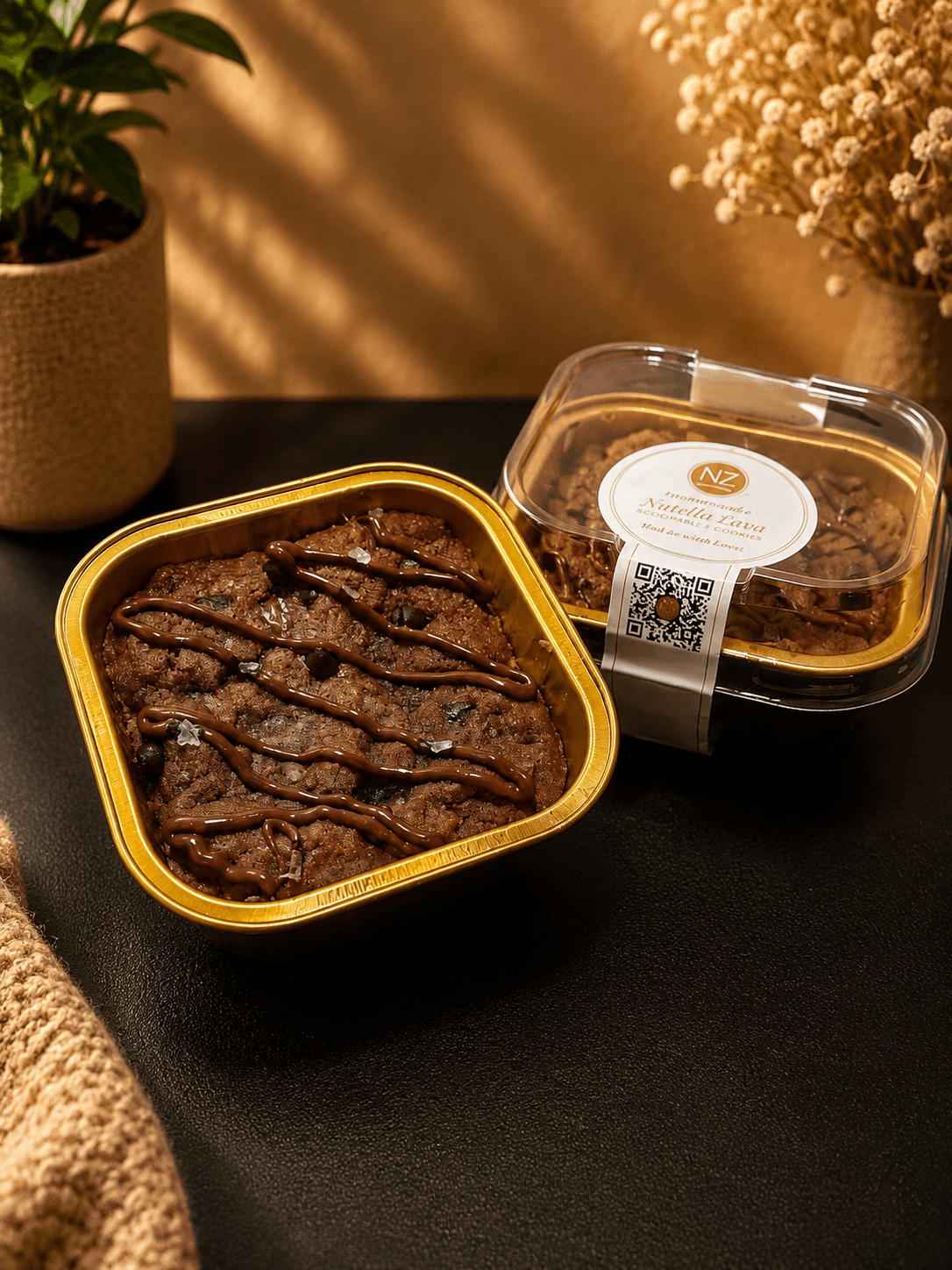 NZ Scoopable Cookie: Nutella Lava
